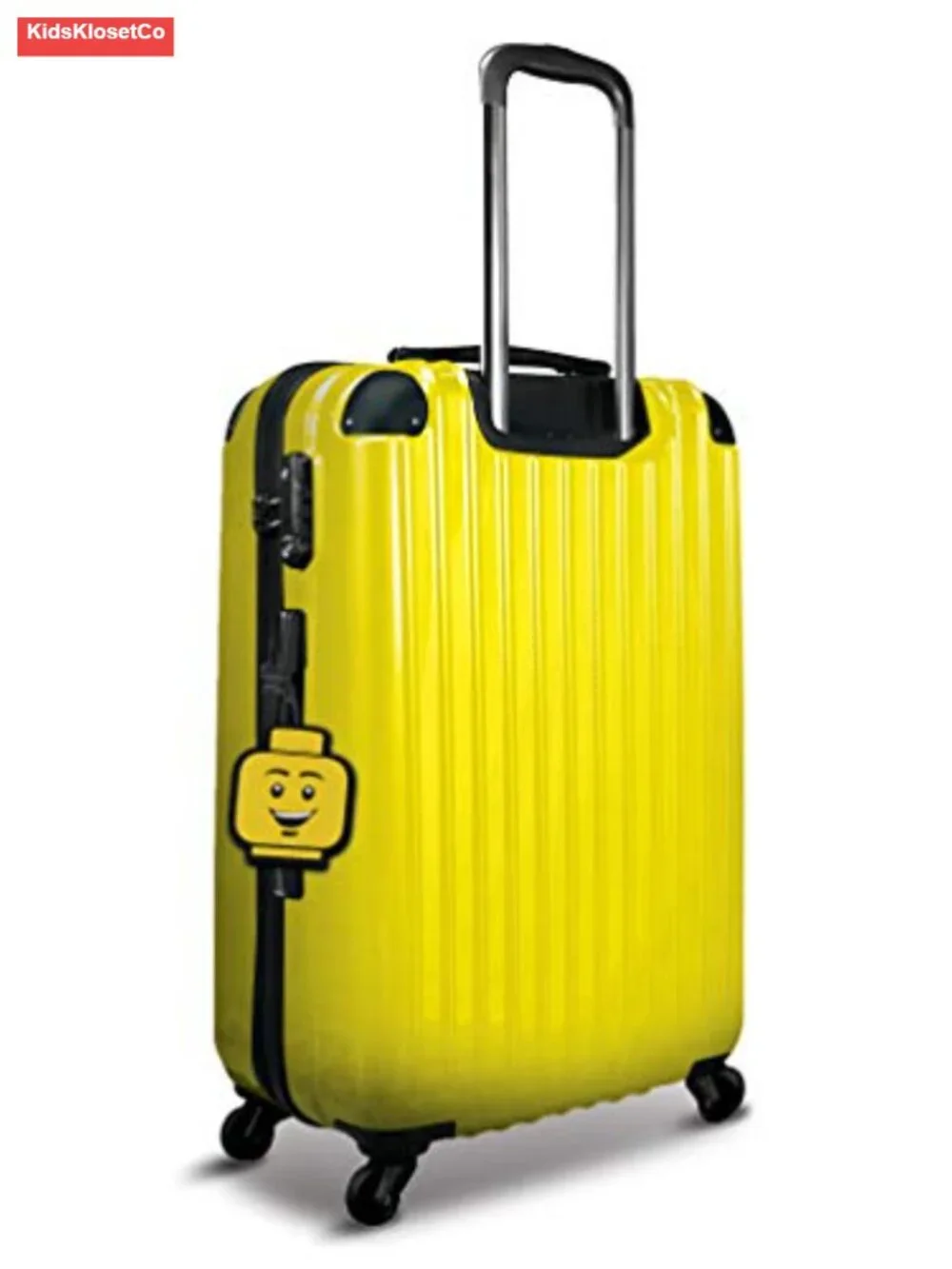 LEGO Minifigure Silicone Luggage Tag Backpack Charm Yellow